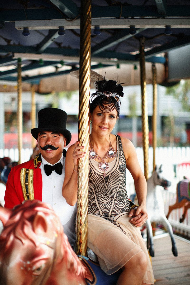 Lauren and Jamesand#039;s Amazing Circus Wedding in Melbourne (78)
