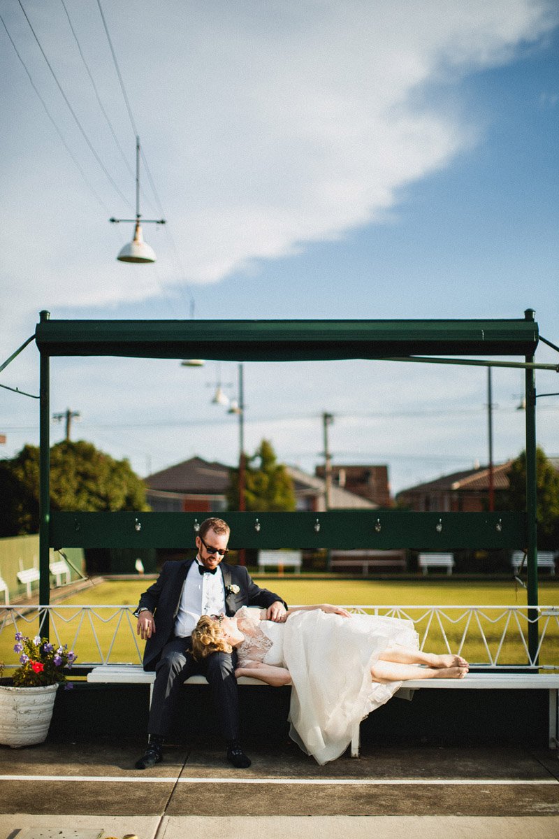 Greg and Kylieand#039;s amazing alternative wedding featuring a cinema and lawn bowls (81)