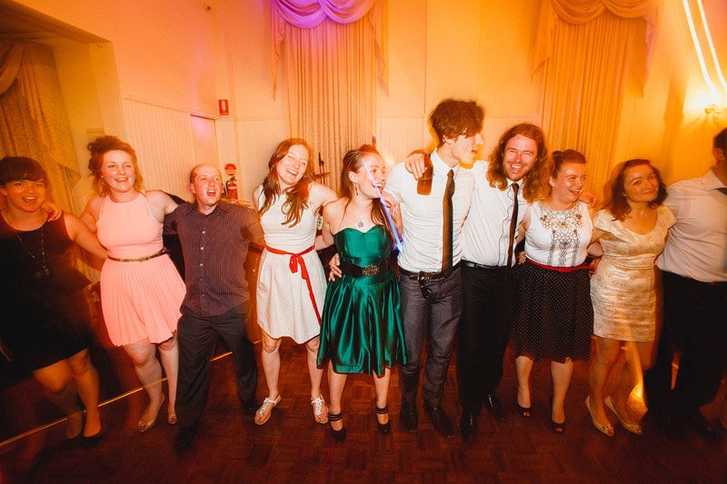 Greg and Kylieand#039;s amazing alternative wedding featuring a cinema and lawn bowls (118)