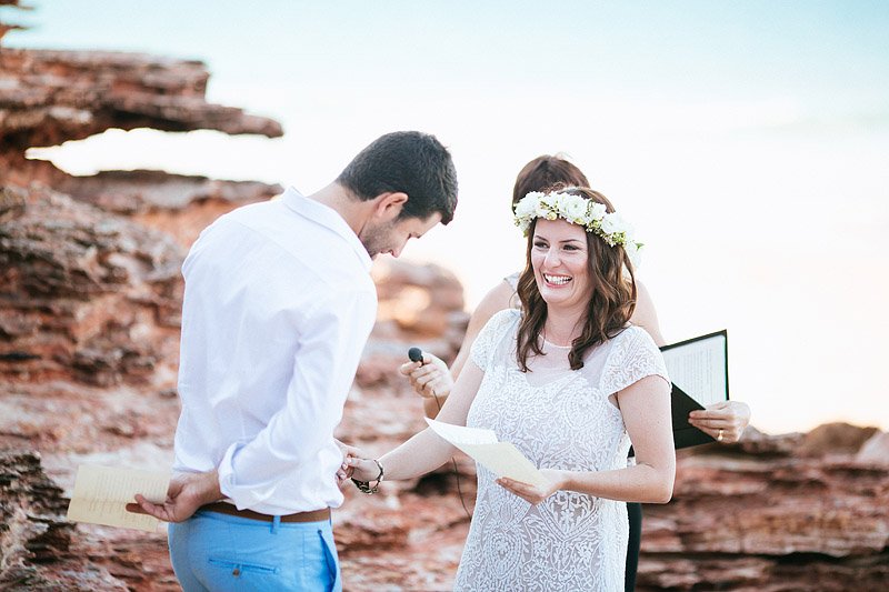 Kara and Bart's DIY Wedding in Broome