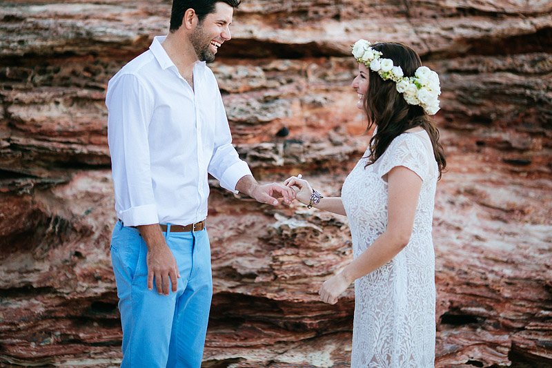 Kara and Bart's DIY Wedding in Broome