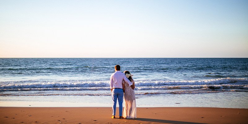 Kara and Bart's DIY Wedding in Broome