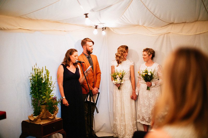 Nicola and Fontaine's Awesome Backyard Wedding in Melbourne