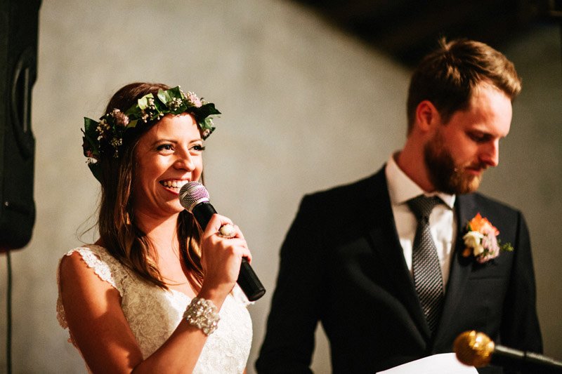 Brandan and Kelly's Colourful and Emotional DIY wedding in a Woolshed near Melbourne